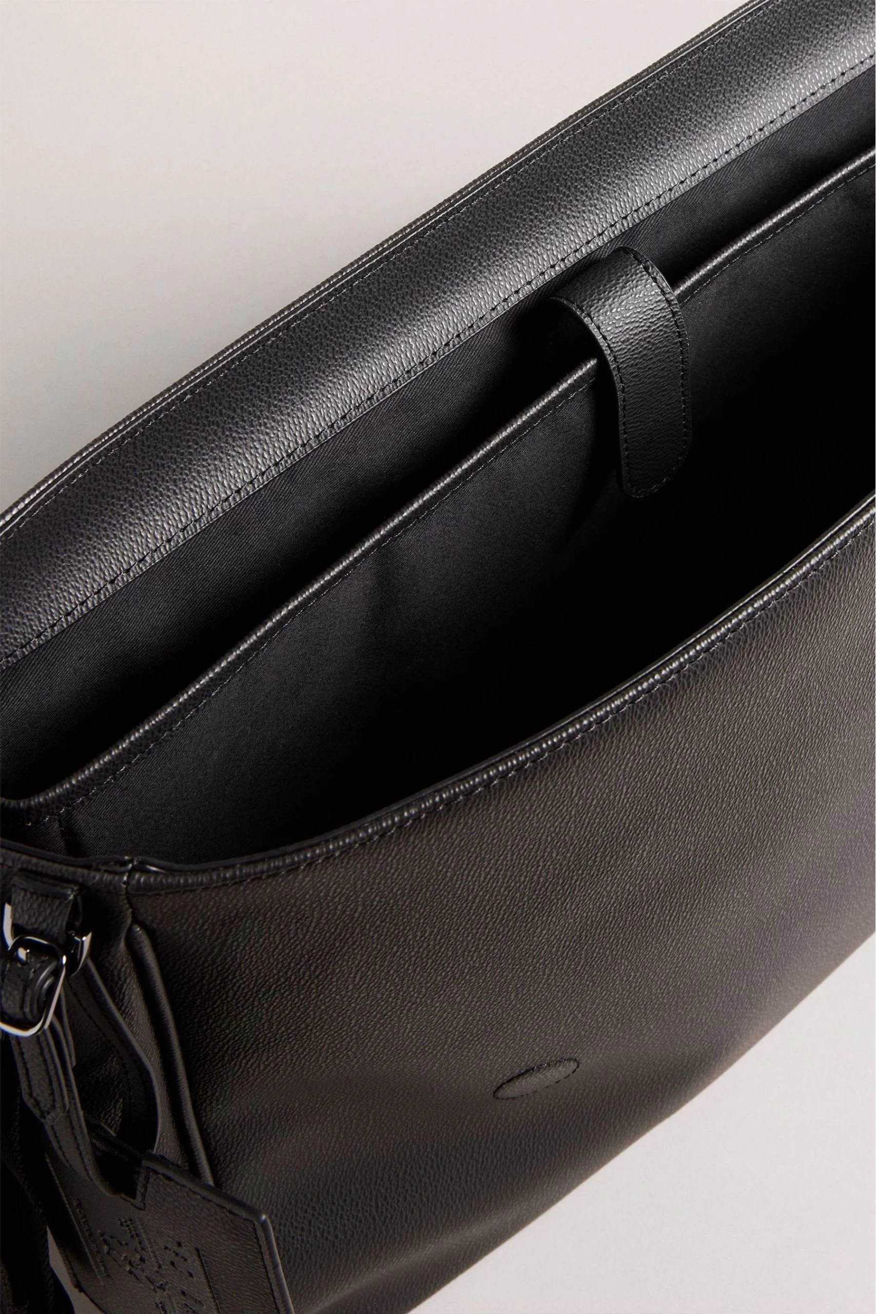 Ted Baker Blue Portrey House Check Pu Messenger Bag 6 Ted Baker Blue Portrey House Check Pu Messenger Bag - Image 4