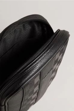 Ted Baker Waydon Black House Check Pu Flight Bag 10 Ted Baker Waydon Black House Check Pu Flight Bag -Ted Baker Shop D73563s4