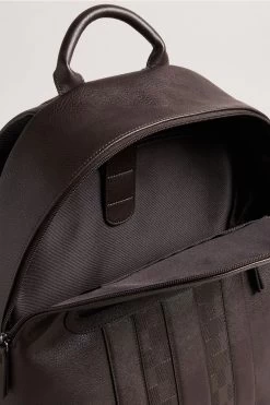 Ted Baker Waynor Brown House Check Pu Backpack 9 Ted Baker Waynor Brown House Check Pu Backpack -Ted Baker Shop D73565s4