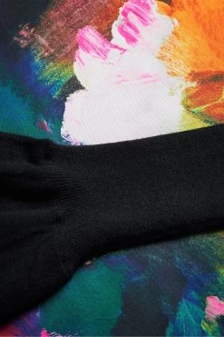 Ted Baker Zarha Black Woven Front Sleeve Detail Sweater 11 Ted Baker Zarha Black Woven Front Sleeve Detail Sweater -Ted Baker Shop D73632s5