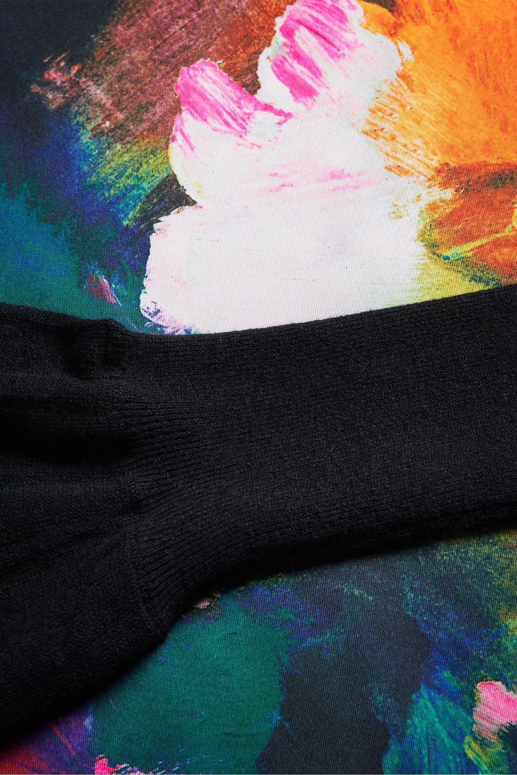 Ted Baker Zarha Black Woven Front Sleeve Detail Sweater 7 Ted Baker Zarha Black Woven Front Sleeve Detail Sweater - Image 5