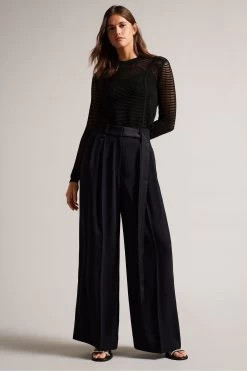 Ted Baker Roshila Black Ottoman Sweatshirt 9 Ted Baker Roshila Black Ottoman Sweatshirt -Ted Baker Shop D73651s3