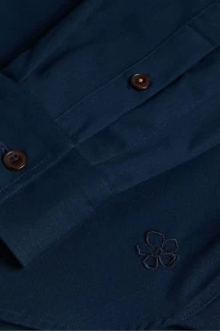 Ted Baker Almur Navy Long Sleeve Brushed Twill Overshirt 11 Ted Baker Almur Navy Long Sleeve Brushed Twill Overshirt -Ted Baker Shop D74294s5