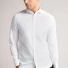 Ted Baker Witree White Mini Diamond Dobby Shirt -Ted Baker Shop D74299s