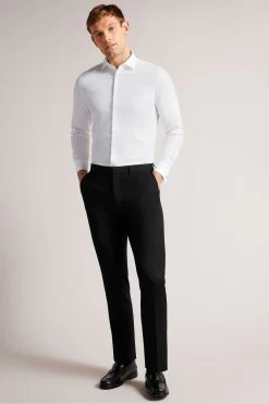 Ted Baker Witree White Mini Diamond Dobby Shirt -Ted Baker Shop D74299s3