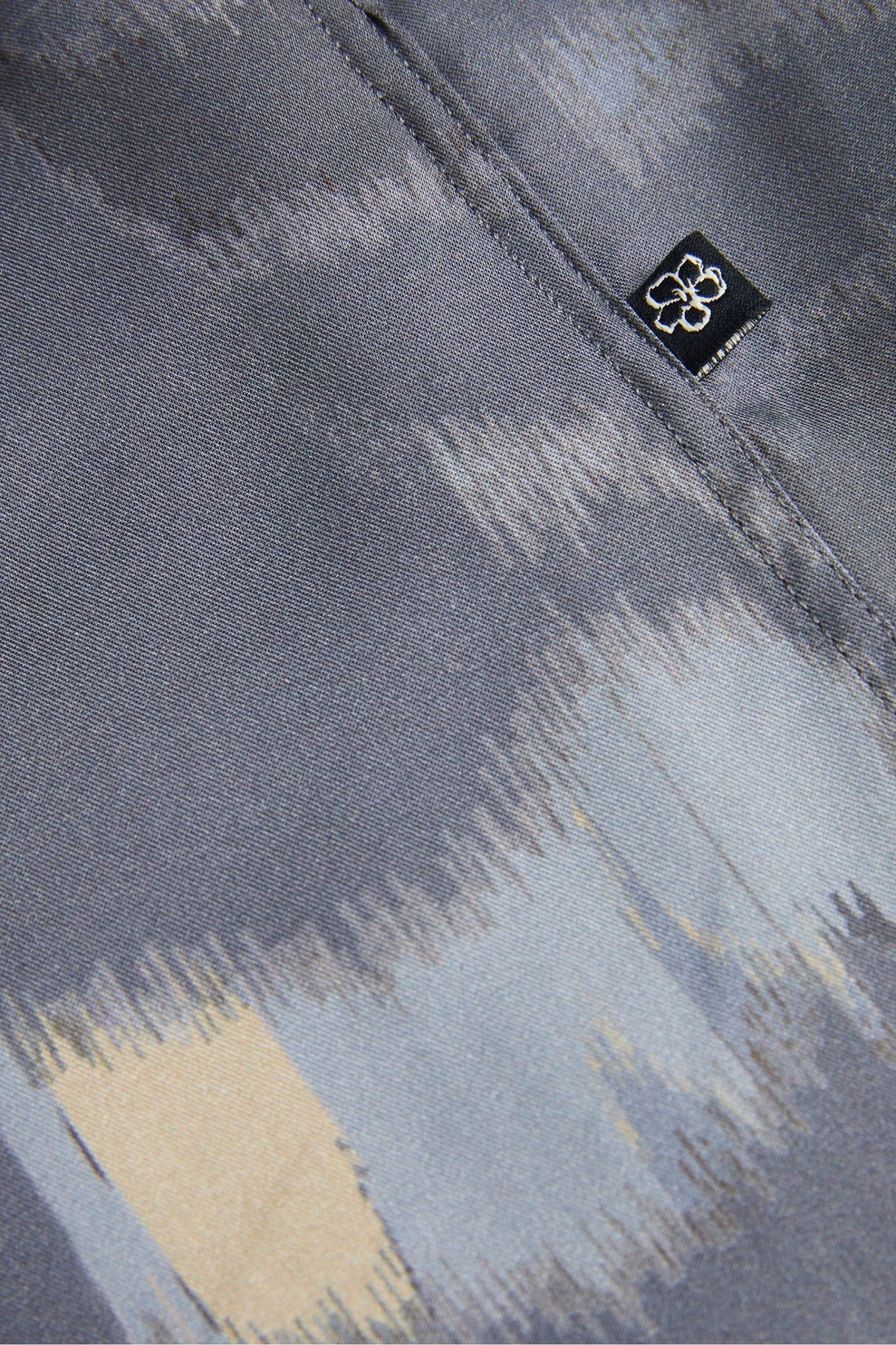 Ted Baker Mordun Grey Long Sleeve Abstract Butterfly Print Shirt 7 Ted Baker Mordun Grey Long Sleeve Abstract Butterfly Print Shirt - Image 5