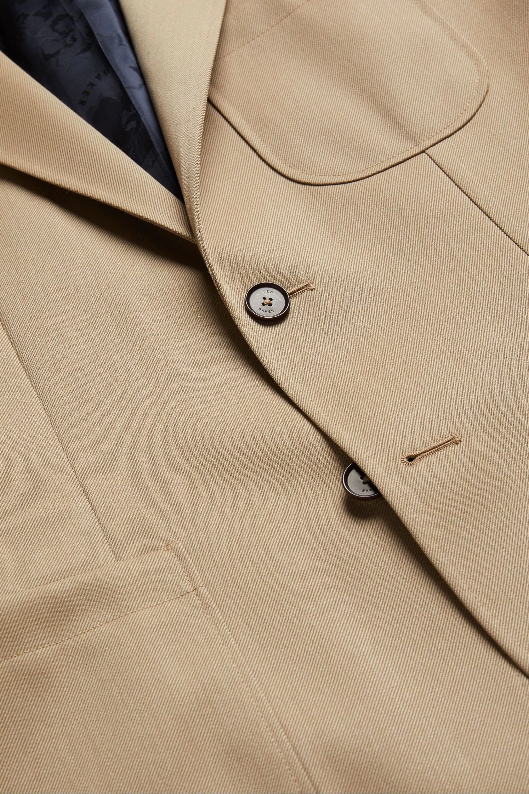 Ted Baker Natural Heddonj Single Breasted Jacket 7 Ted Baker Natural Heddonj Single Breasted Jacket - Image 5