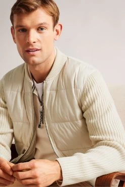 Ted Baker Spores Natural Long Sleeve Regular Wadded Zip Through Jacket 8 Ted Baker Spores Natural Long Sleeve Regular Wadded Zip Through Jacket -Ted Baker Shop D74310s3