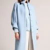 Ted Baker Blue Sairse Volume Sleeves Midi Length Coat 1 Ted Baker Blue Sairse Volume Sleeves Midi Length Coat -Ted Baker Shop D76028s