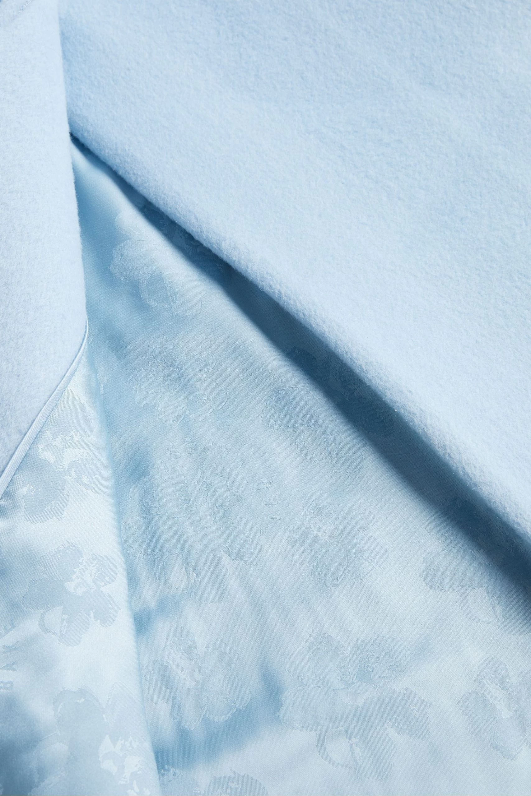 Ted Baker Blue Sairse Volume Sleeves Midi Length Coat 7 Ted Baker Blue Sairse Volume Sleeves Midi Length Coat - Image 5