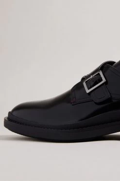Ted Baker Elvan Black Leather Monk Shoes 8 Ted Baker Elvan Black Leather Monk Shoes -Ted Baker Shop D81731s3