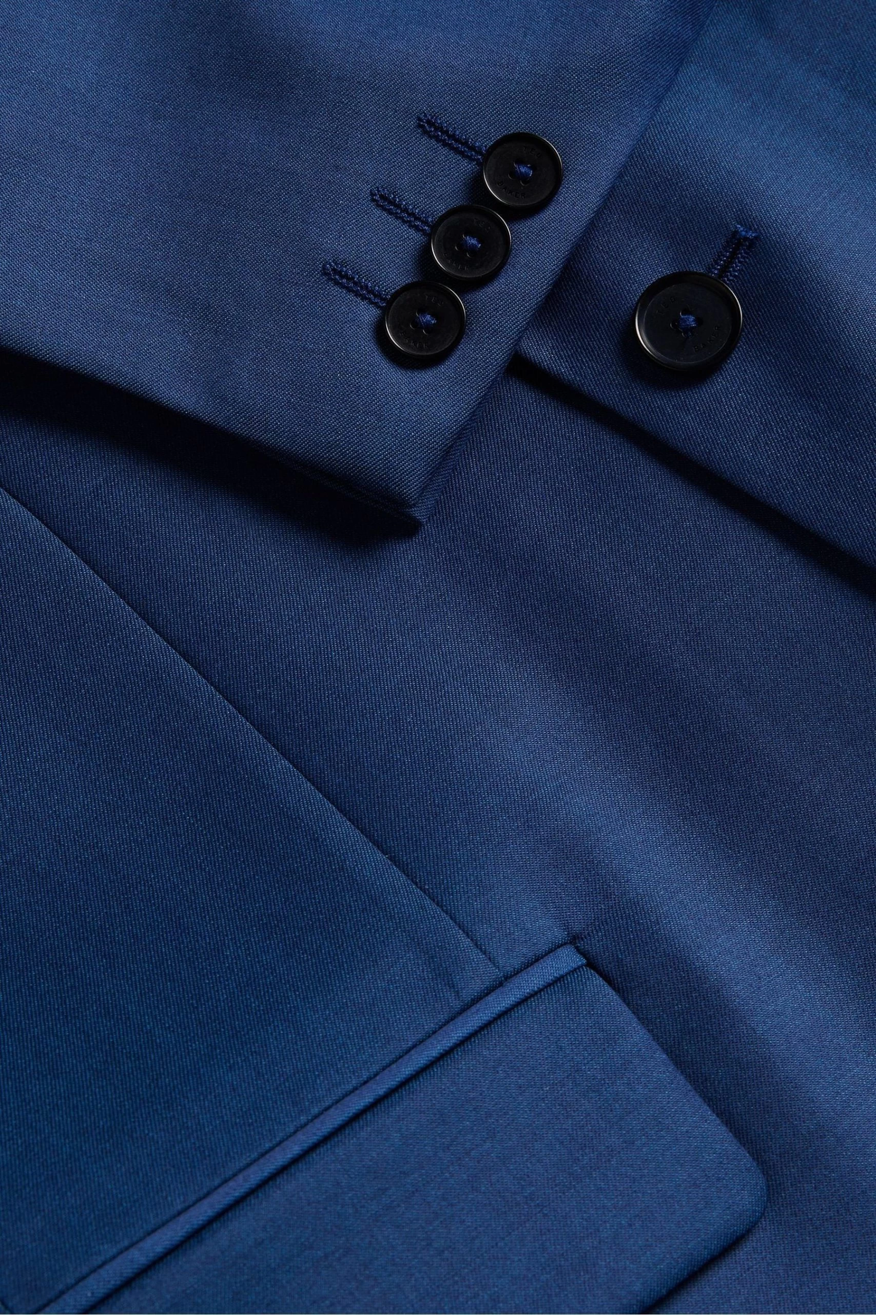 Ted Baker Blue Atlowj Single Breasted Jacket 6 Ted Baker Blue Atlowj Single Breasted Jacket - Image 4