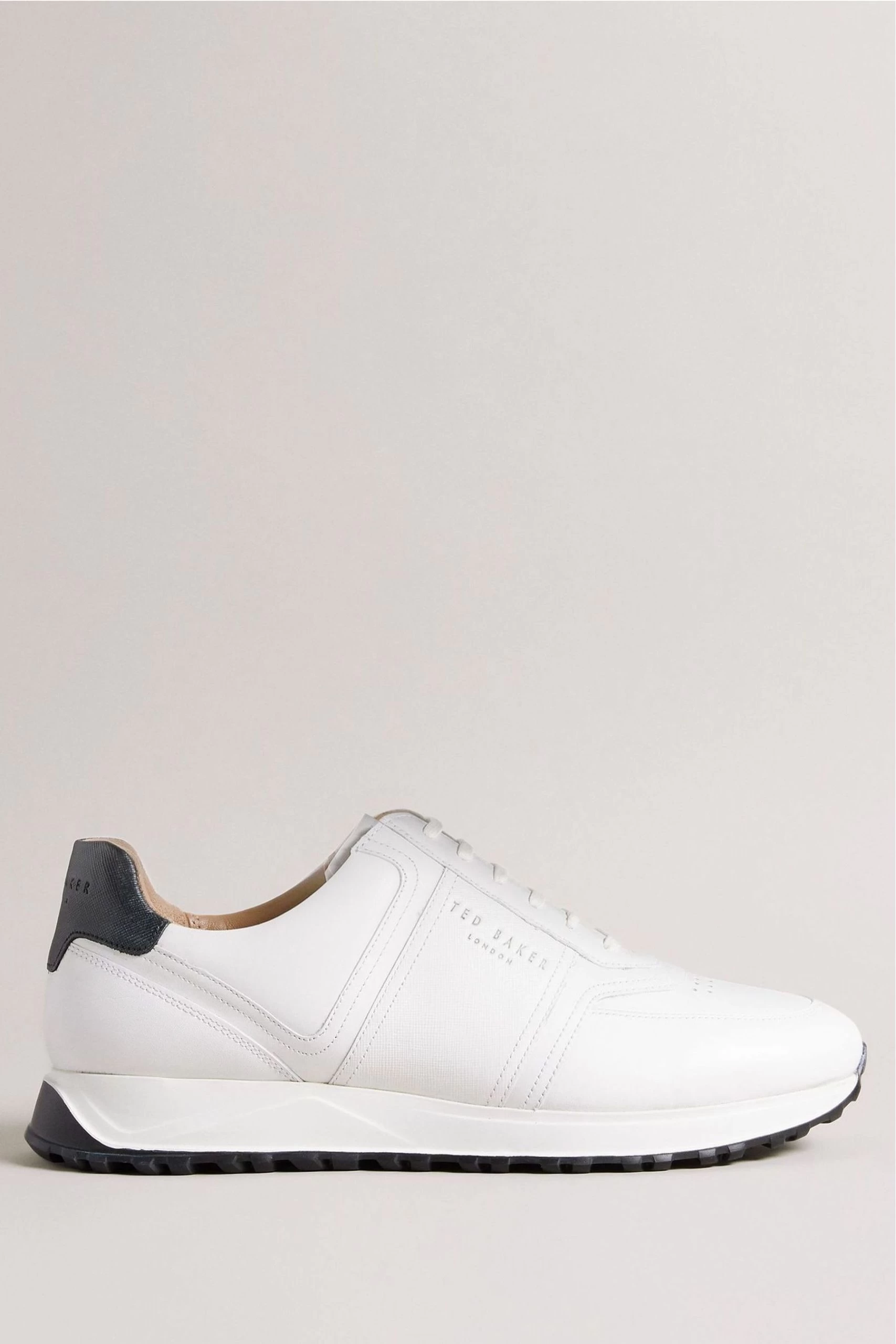 Ted Baker Frayne White Retro Sneakers 3 Ted Baker Frayne White Retro Sneakers