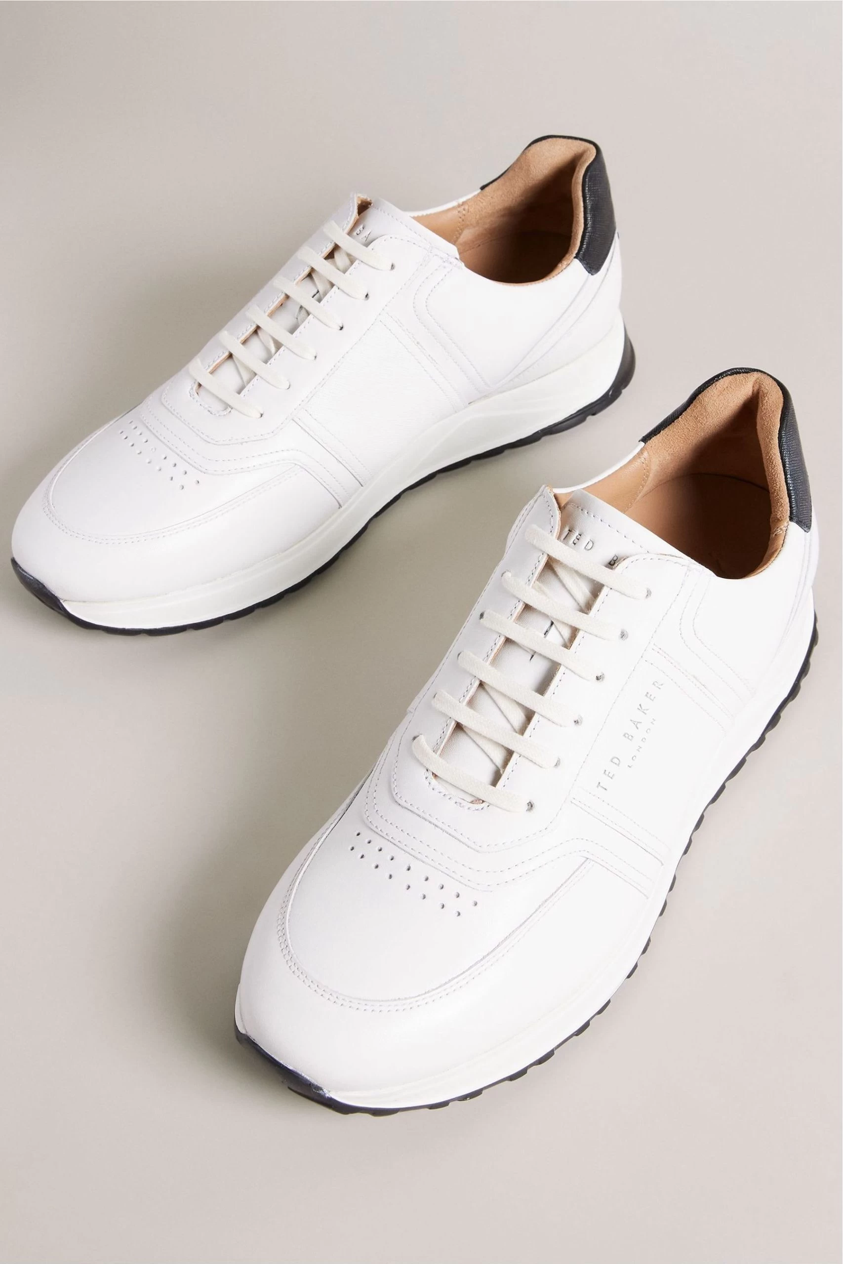 Ted Baker Frayne White Retro Sneakers 4 Ted Baker Frayne White Retro Sneakers - Image 2