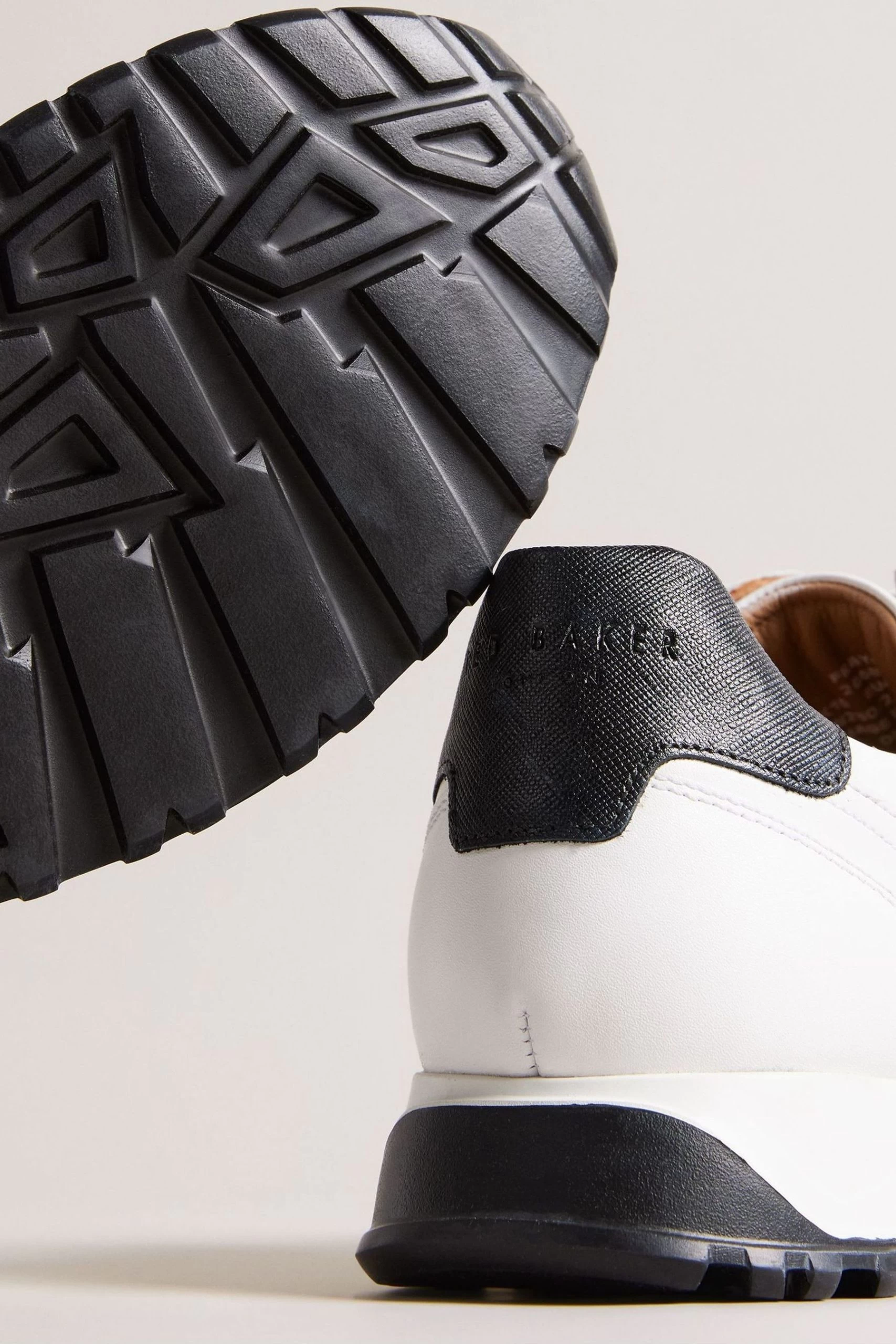 Ted Baker Frayne White Retro Sneakers 6 Ted Baker Frayne White Retro Sneakers - Image 4