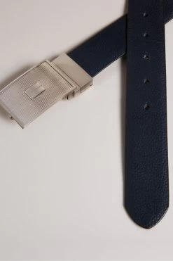 Ted Baker Navy Blue Aydon Buckle Belt 8 Ted Baker Navy Blue Aydon Buckle Belt -Ted Baker Shop D81741s3