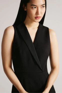 Ted Baker Tilolah Seam Detail Bodycon Black Dress 10 Ted Baker Tilolah Seam Detail Bodycon Black Dress -Ted Baker Shop D82971s4