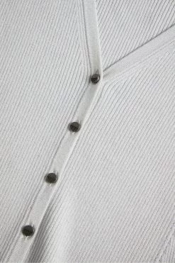 Ted Baker Loeesa White Metallic Cropped Cardigan 11 Ted Baker Loeesa White Metallic Cropped Cardigan -Ted Baker Shop D86159s5