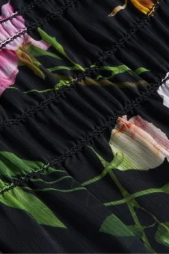 Ted Baker Thieaa Micro Ruffle Tiered Black Midaxi Skirt 10 Ted Baker Thieaa Micro Ruffle Tiered Black Midaxi Skirt -Ted Baker Shop D89300s4