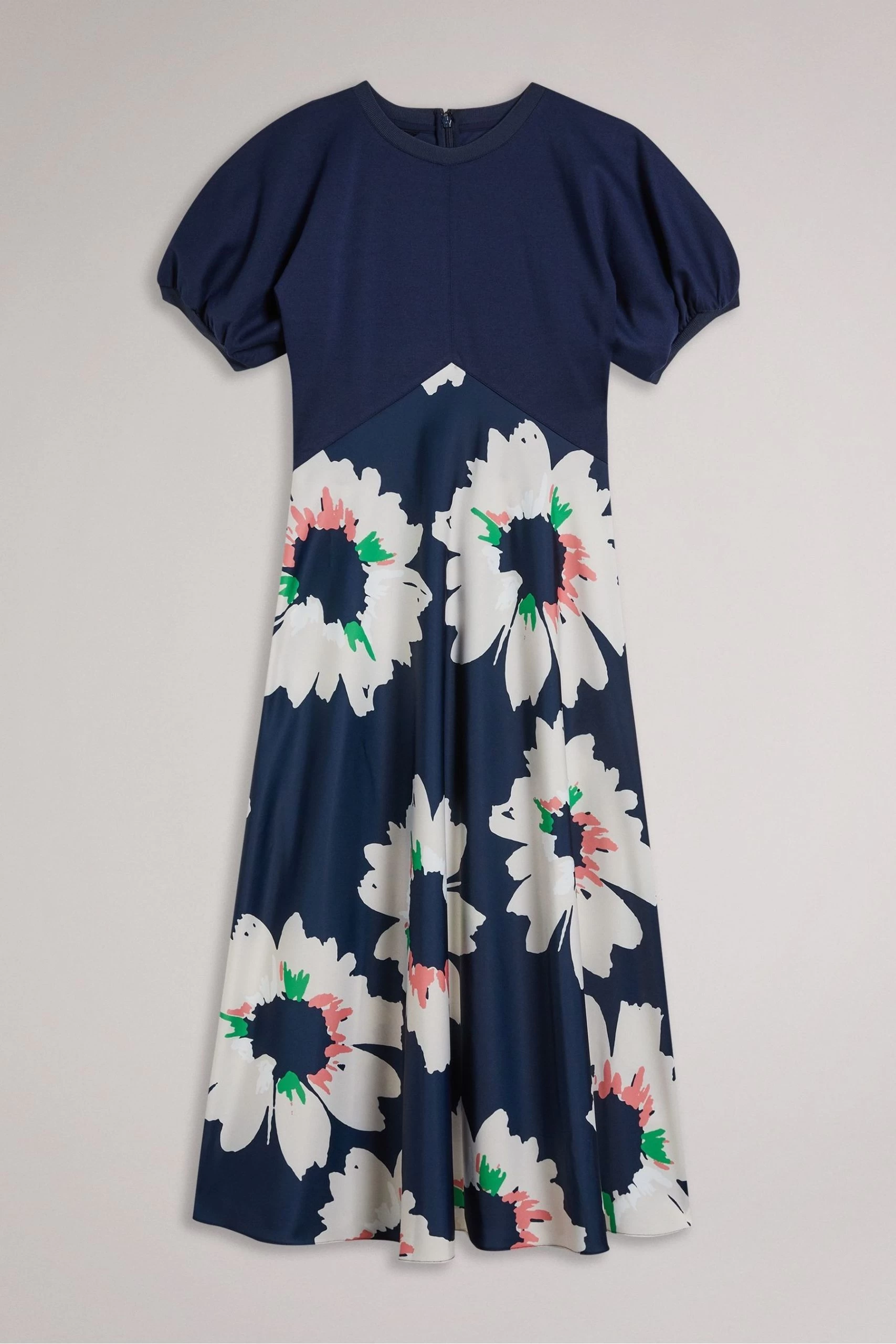 Ted Baker Blue Daysiah Ponte Top With Midi Skirt Dress 6 Ted Baker Blue Daysiah Ponte Top With Midi Skirt Dress - Image 4