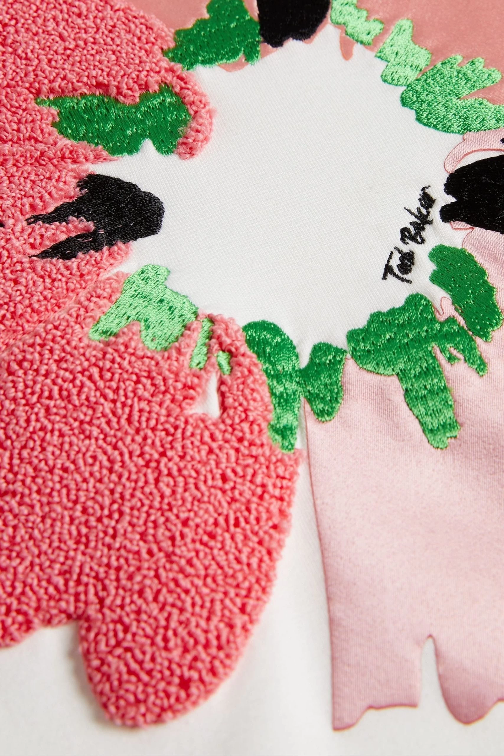 Ted Baker Marene Printed White Sweatshirt 7 Ted Baker Marene Printed White Sweatshirt - Image 5