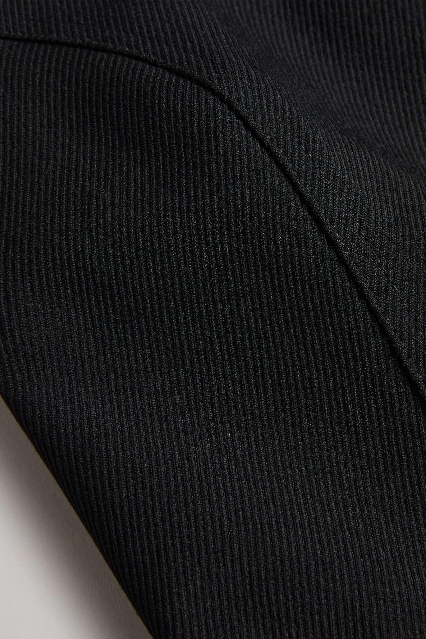 Ted Baker Josiaa Black Square Neck Military Detail Midi Dress 7 Ted Baker Josiaa Black Square Neck Military Detail Midi Dress - Image 5