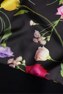 Ted Baker Daneaa Black Woven Front Fluted Neck Sweater 11 Ted Baker Daneaa Black Woven Front Fluted Neck Sweater -Ted Baker Shop D89338s5