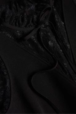 Ted Baker Chharis Black Shift Dress With Lace Panels And Neck Tie 9 Ted Baker Chharis Black Shift Dress With Lace Panels And Neck Tie -Ted Baker Shop D89345s4