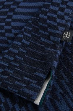 Ted Baker Blue Ono Short Sleeved Jacquard Distorted Spot Polo Shirt 11 Ted Baker Blue Ono Short Sleeved Jacquard Distorted Spot Polo Shirt -Ted Baker Shop D90603s5