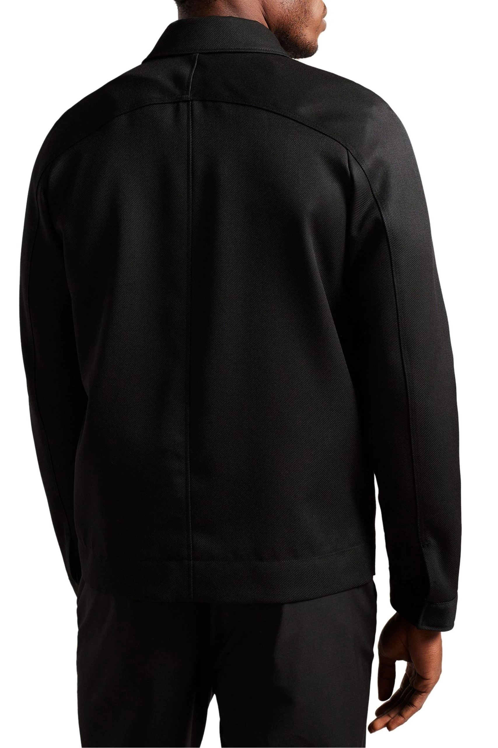 Ted Baker Filtyj Raglan Sleeve Black Jacket 4 Ted Baker Filtyj Raglan Sleeve Black Jacket - Image 2