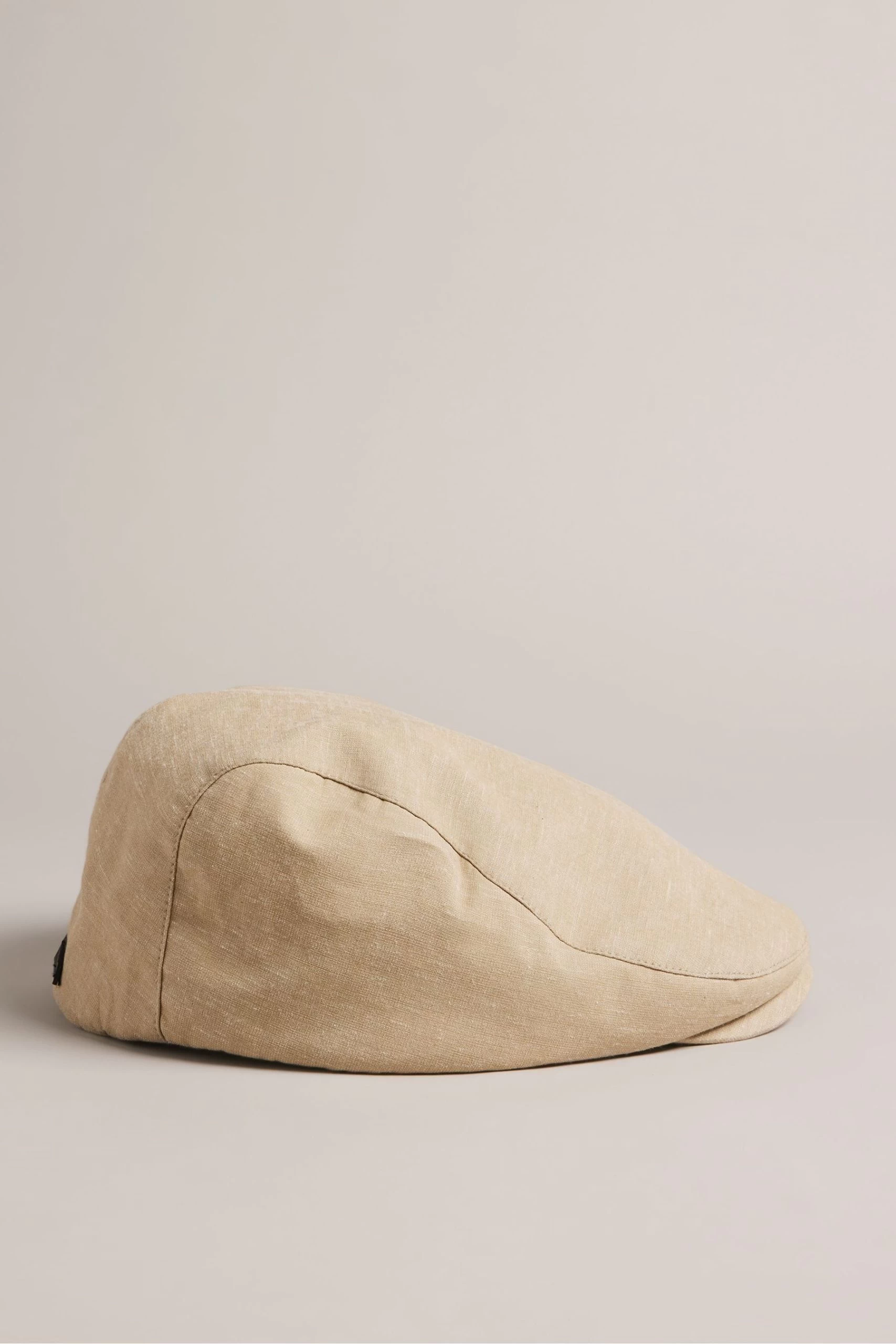 Ted Baker Natural Eastoni Tan Flat Cap 3 Ted Baker Natural Eastoni Tan Flat Cap
