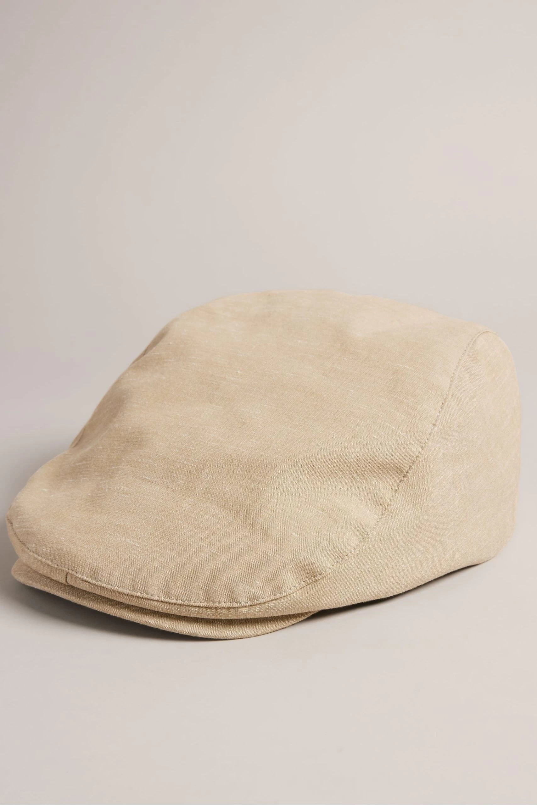 Ted Baker Natural Eastoni Tan Flat Cap 4 Ted Baker Natural Eastoni Tan Flat Cap - Image 2