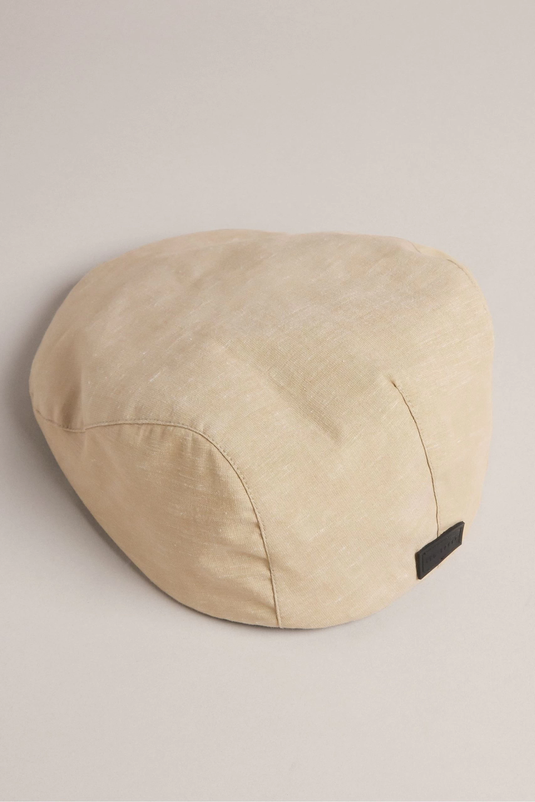 Ted Baker Natural Eastoni Tan Flat Cap 5 Ted Baker Natural Eastoni Tan Flat Cap - Image 3