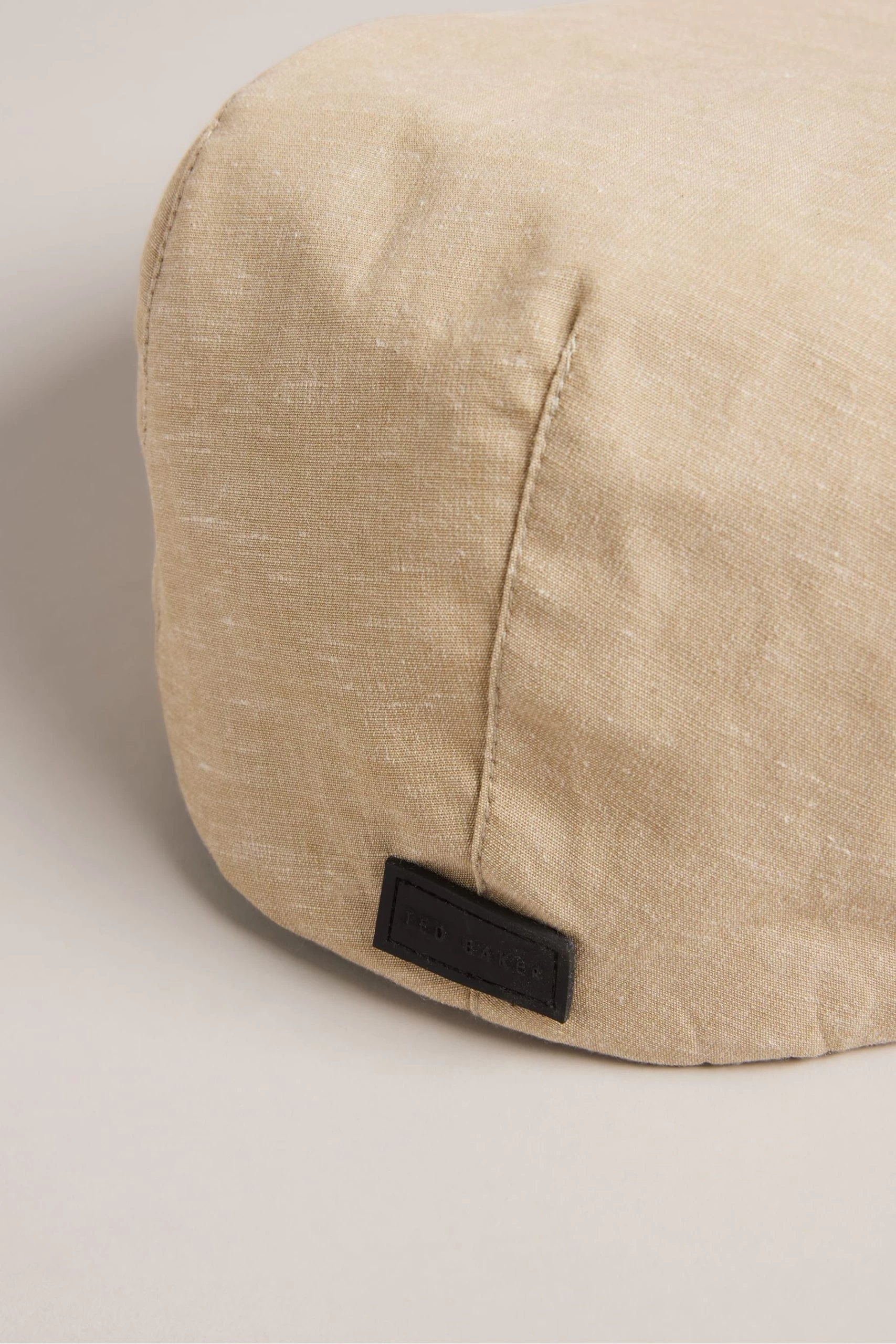 Ted Baker Natural Eastoni Tan Flat Cap 6 Ted Baker Natural Eastoni Tan Flat Cap - Image 4
