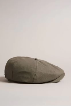 Ted Baker Green Fosster Linen Bakerboy Hat