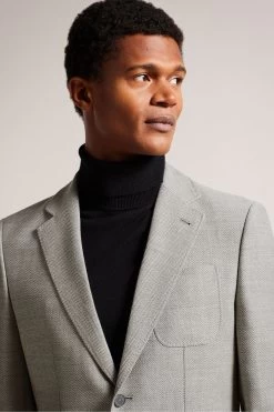 Ted Baker Grey Luccaj Slim Fit Wool Jacket 10 Ted Baker Grey Luccaj Slim Fit Wool Jacket -Ted Baker Shop D90618s4