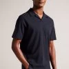 Ted Baker Arkes Blue Short Sleeved Regular Fit Polo Shirt -Ted Baker Shop D90619s