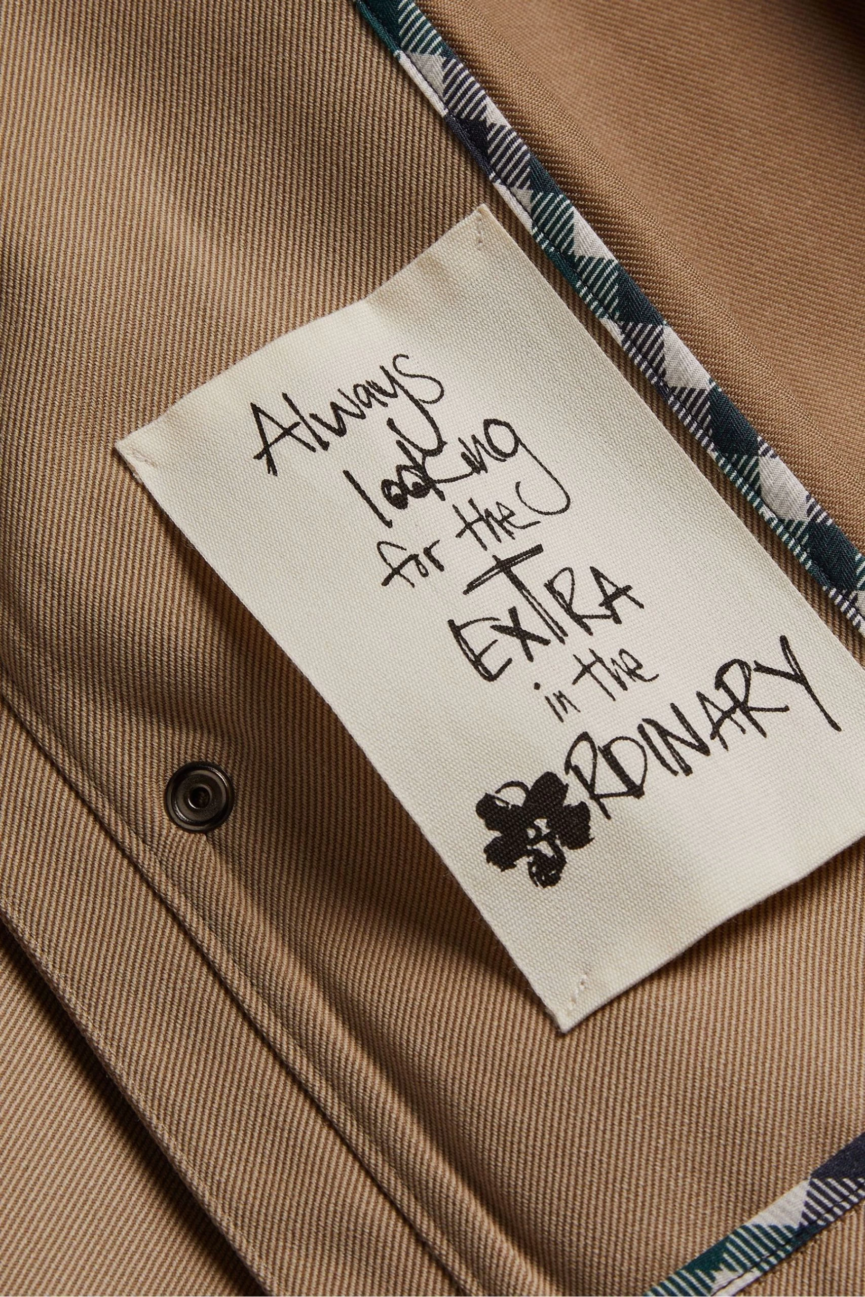 Ted Baker Finnj Natural Raglan Sleeve Jacket 7 Ted Baker Finnj Natural Raglan Sleeve Jacket - Image 5