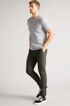 Ted Baker Grey Oxford Short Sleeve T-Shirt 10 Ted Baker Grey Oxford Short Sleeve T-Shirt -Ted Baker Shop M24435s3