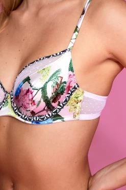 B By Ted Baker Pink Floral Satin Non Padded Under Wire Bra 11 B By Ted Baker Pink Floral Satin Non Padded Under Wire Bra -Ted Baker Shop M86 027s5