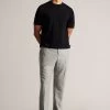 Ted Baker Grey Lucciat Slim Fit Herringbone Trousers 1 Ted Baker Grey Lucciat Slim Fit Herringbone Trousers -Ted Baker Shop M87874s