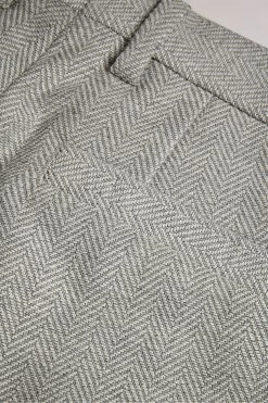 Ted Baker Grey Lucciat Slim Fit Herringbone Trousers -Ted Baker Shop M87874s4