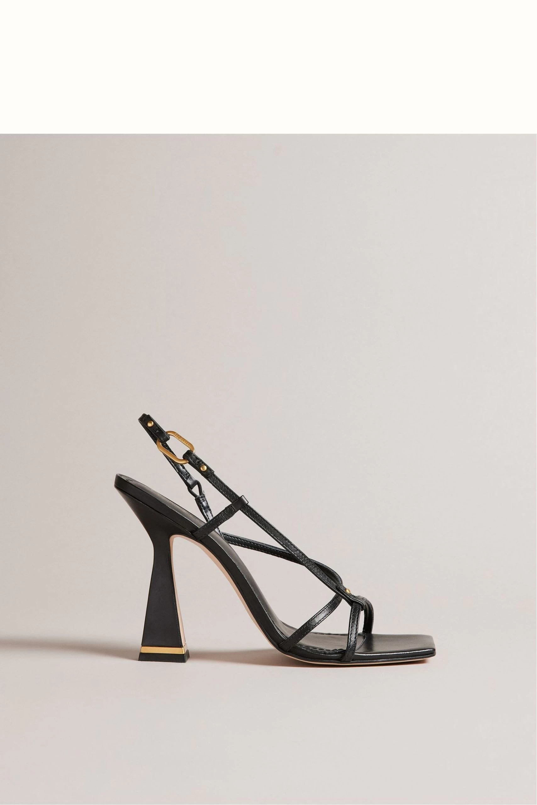 Ted Baker Cayena Black Strappy Heeled - 90mm Sandals 3 Ted Baker Cayena Black Strappy Heeled - 90mm Sandals