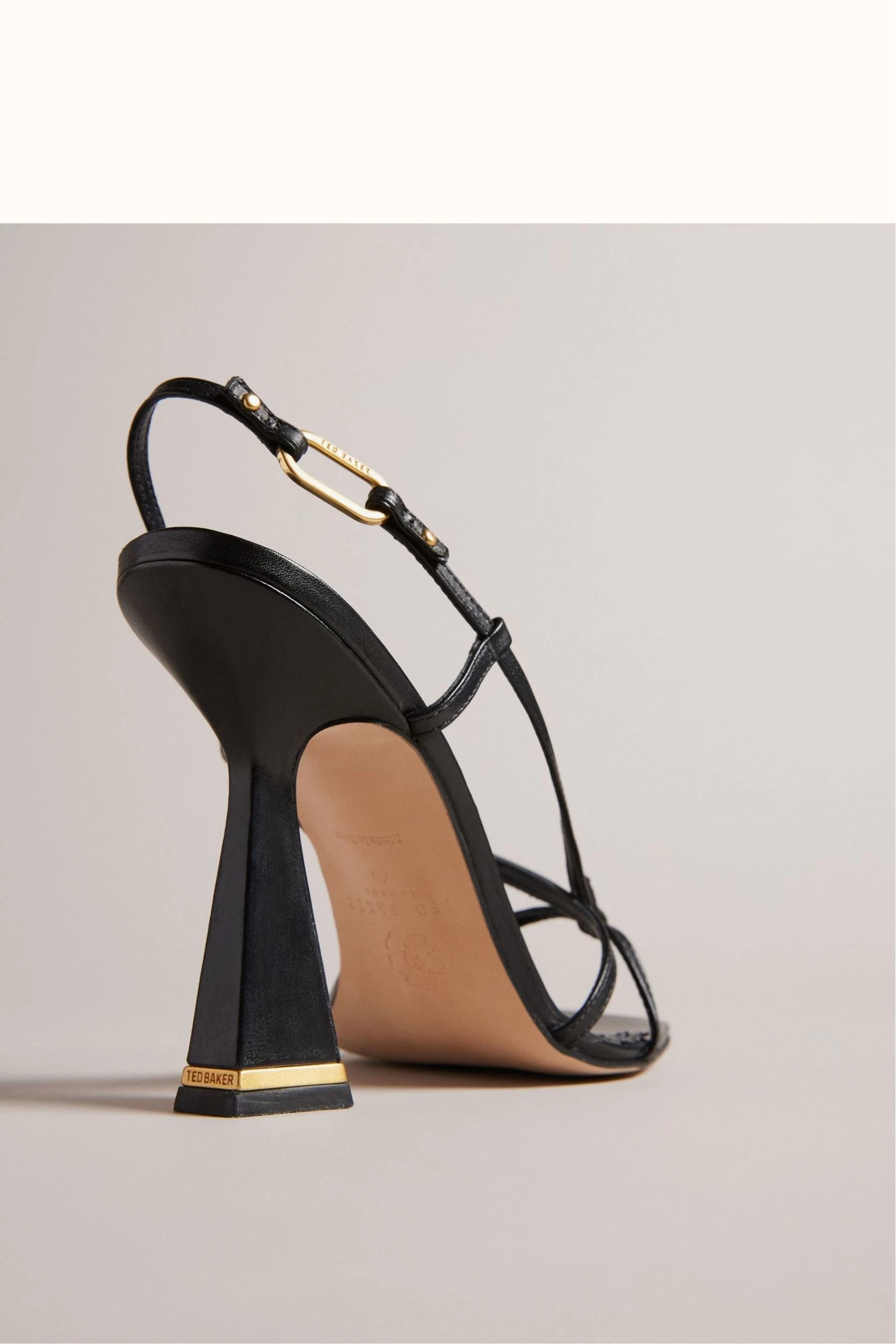 Ted Baker Cayena Black Strappy Heeled - 90mm Sandals 4 Ted Baker Cayena Black Strappy Heeled - 90mm Sandals - Image 2