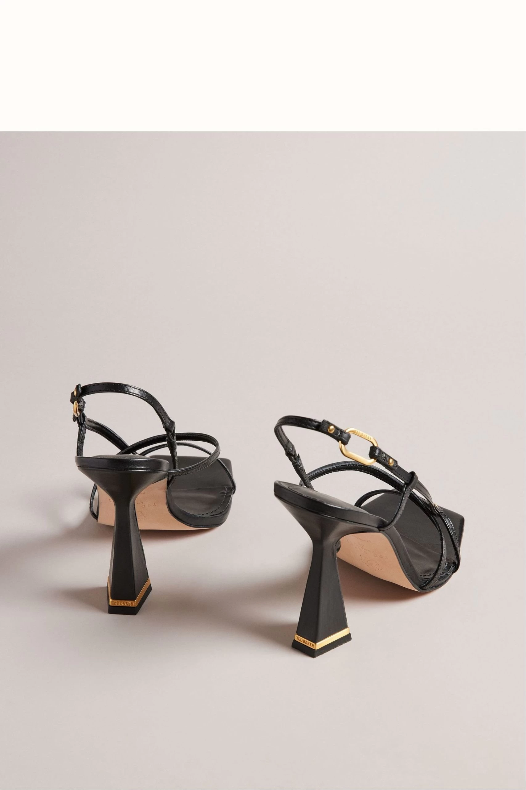 Ted Baker Cayena Black Strappy Heeled - 90mm Sandals 6 Ted Baker Cayena Black Strappy Heeled - 90mm Sandals - Image 4