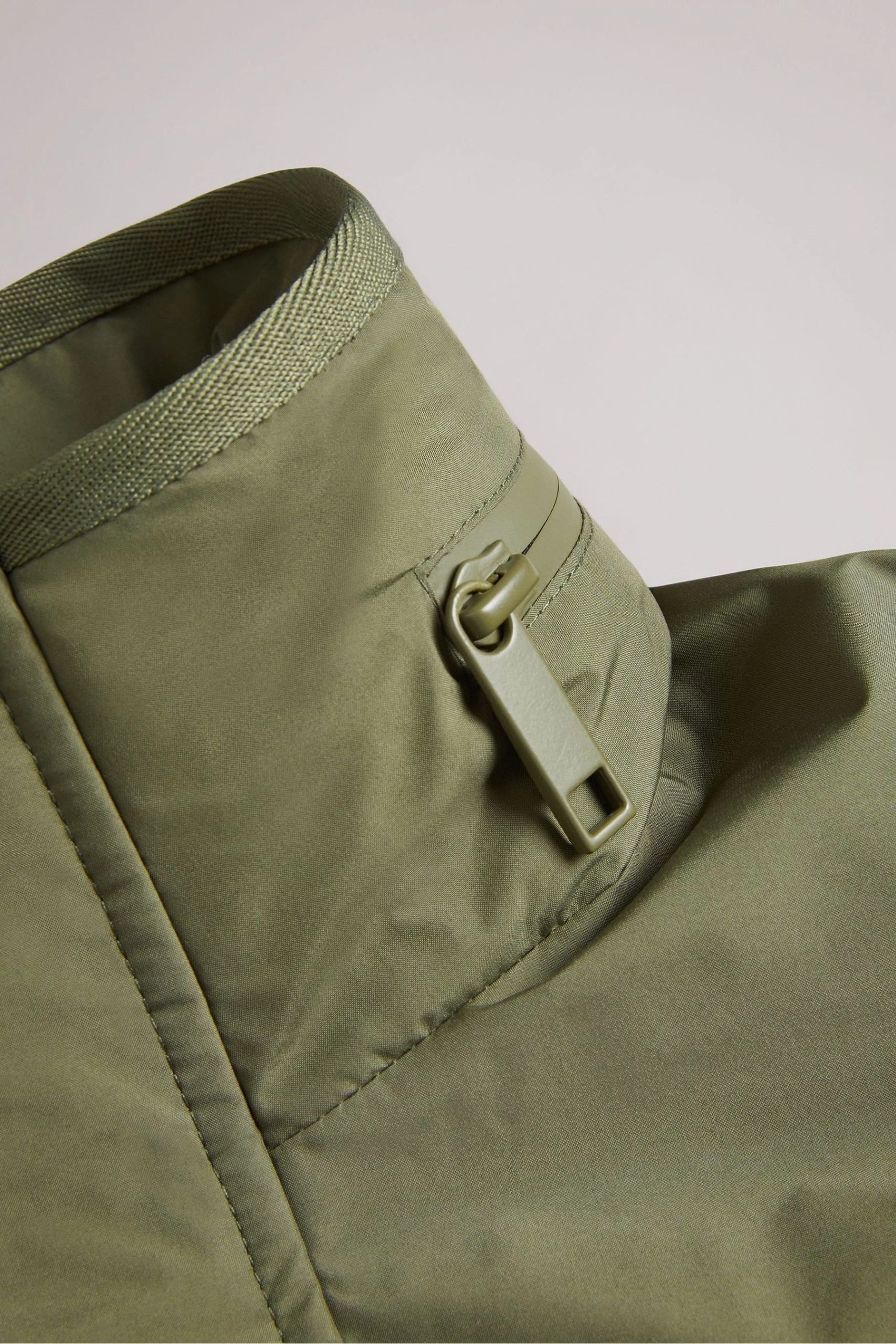 Ted Baker Green Garceea Nylon Field Jacket 7 Ted Baker Green Garceea Nylon Field Jacket - Image 5