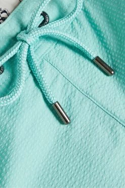 Ted Baker Green Colne Mint Plain Textured Swimshorts -Ted Baker Shop M91814s5