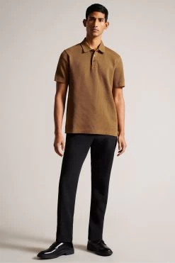 Ted Baker Natural Bute Short Sleeved Regular Fit Textured Polo 9 Ted Baker Natural Bute Short Sleeved Regular Fit Textured Polo -Ted Baker Shop M91824s3