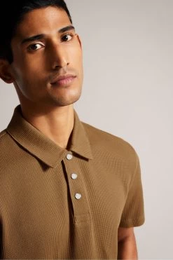 Ted Baker Natural Bute Short Sleeved Regular Fit Textured Polo 10 Ted Baker Natural Bute Short Sleeved Regular Fit Textured Polo -Ted Baker Shop M91824s4