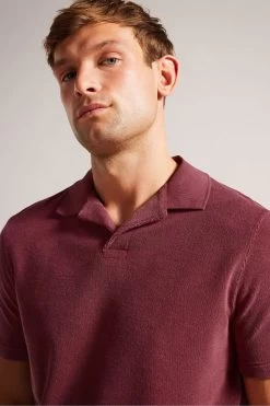 Ted Baker Pink Sndbank Short Sleeved Regular Fit Towelling Polo Shirt 10 Ted Baker Pink Sndbank Short Sleeved Regular Fit Towelling Polo Shirt -Ted Baker Shop M91935s4